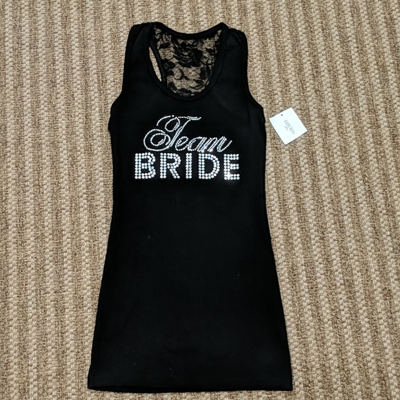 David's Bridal Tops - David's Bridal Team Bride Blingy Tank Top New L